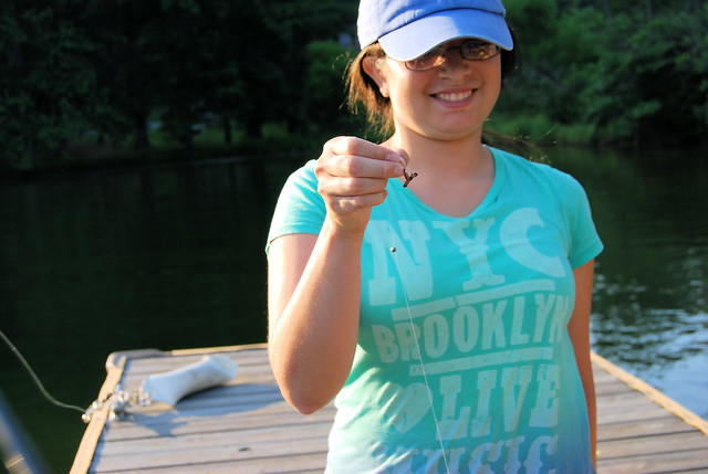Baiting the hook at Claytor Lake State Park