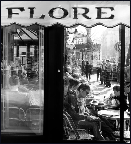 café  Flore Parijs by hans van egdom