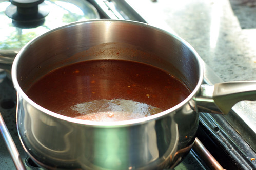 hot sauce simmer