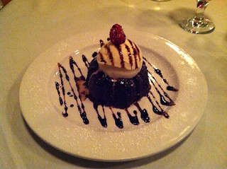 Chocolate Lava Cake at Michael John's Restaurant, Bradenton FL