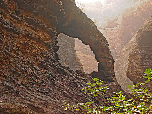 Rock formation in the Masca Barranco