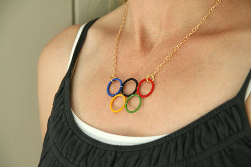 OLYMPIC RINGS NECKLACE