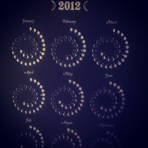 Ordered myself a 2012 lunar calendar, to be a better witch.