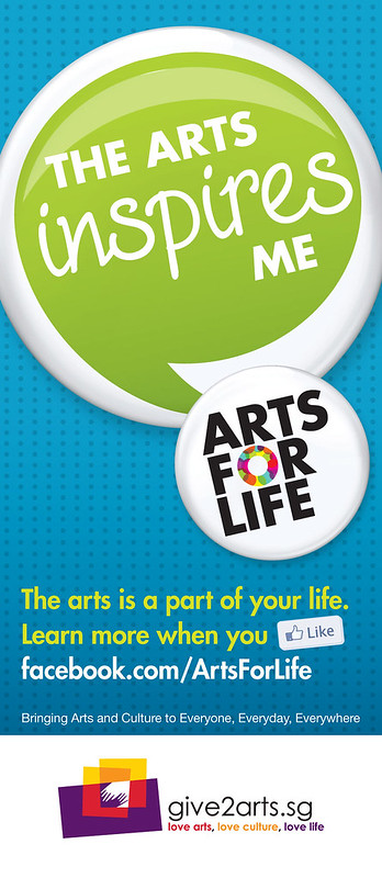 Arts For Life campaign banners