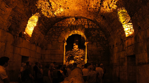 Basement Halls of Diocletian's Palace, Split, Croatia