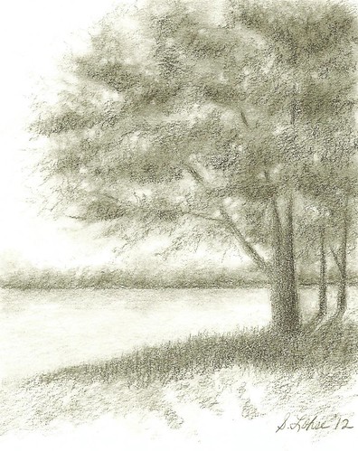 End of Day, graphite
