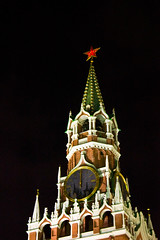 Minuit sur la Spasskaya Tower