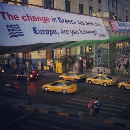 “The change in Greece has been done. Europe, are you listening?” —SYRIZA