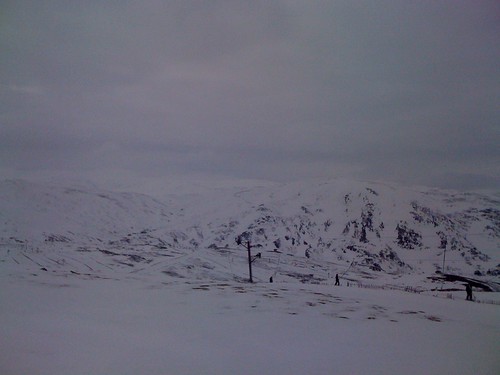 A snowy Glenshee with all lifts open!