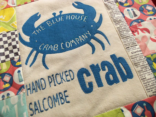 Blue House Crab Tote