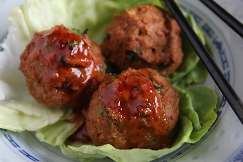 Thai Red Curry Turkey Meatballs