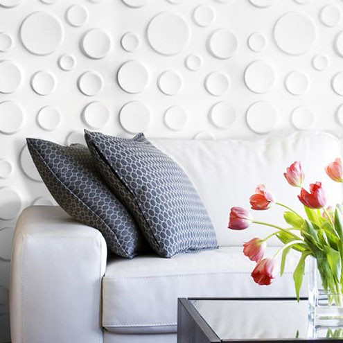 Give your interior a luxurious look with embossed wall decoration from WallArt!