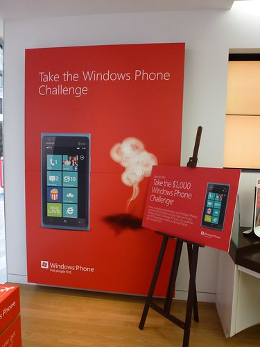 Smoked by Windows Phone at Microsoft Store in Westfield Valley Fair Mall, Santa Clara by textlad