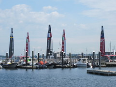 America's Cup World Series - Boats on the Morrings