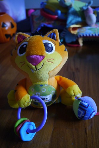 Lamaze tiger plush toy