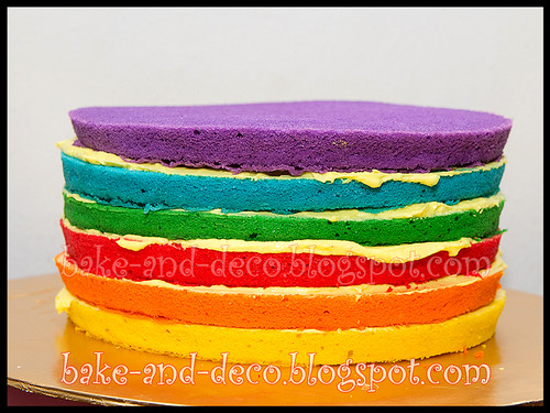 Italian Rainbow Cake + Lapis Cheezy + Blackforest Cream Truffle ~ 19 March 2012