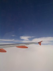 wing over high cloud cover