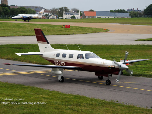 N22SY Piper PA46-350P Malibu Mirage by Jersey Airport Photography