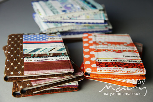Stack of selvedge notebooks A6