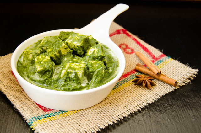 Palak Paneer with Cookin' Greens Flash Frozen Spinach