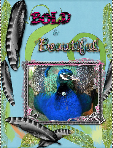peacock design art