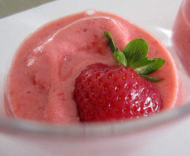 Cool Summer Treat &#8212; Strawberry Rhubarb Sorbet