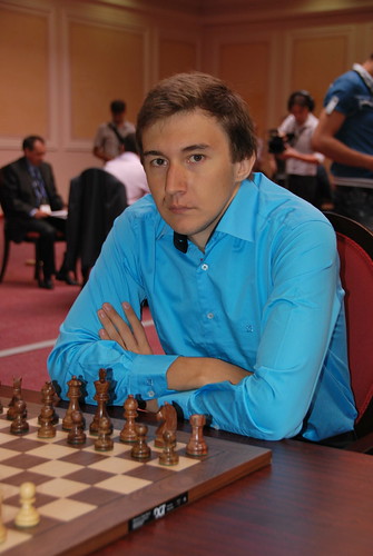 Сергей Карякин - один из лидеров первого дня\