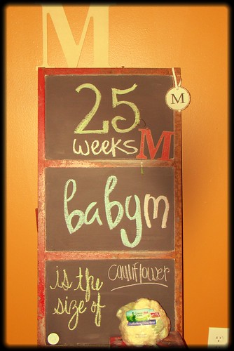 25 weeks = cauliflower