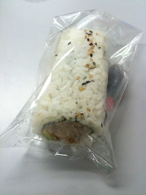 Teriyaki Chicken & Avocado Sushi Roll ($2.95)