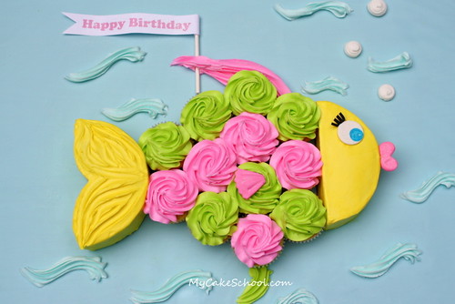 Fish Cupcake Cake!