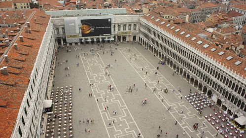 View of Venice from atop Campanile di San Marco