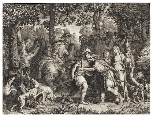 011-Meleagro y Atalanta-Ovid's Metamorphoses In Latin And English V.2- Bernard Picart-© UniversitättBibliotheK Heidelberg