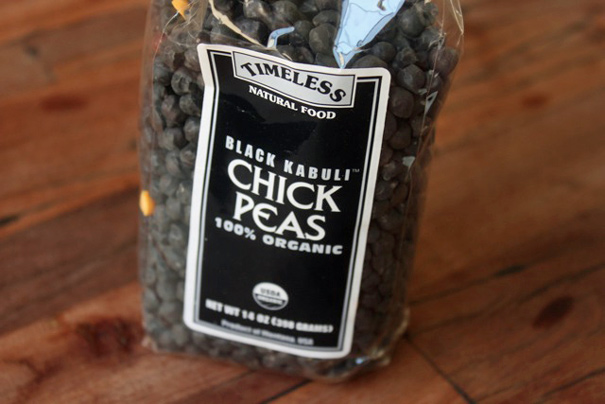  What's up with these black chickpeas I asked the nice people there