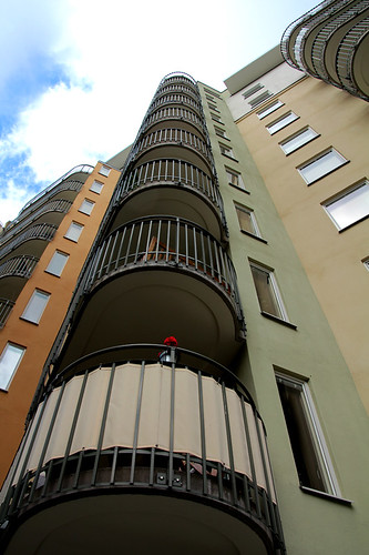 Balconies on the Lux street
