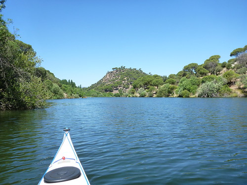 Pesca a señuelo desde kayak o embarcación en la desembocadura de la ría de  Huelva