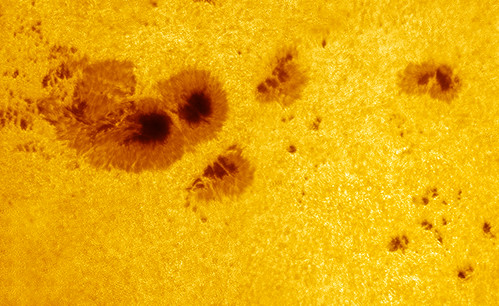 Sunspot group 1520,21 Panorama re-process 110712 by Mick Hyde