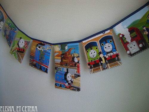 thomas the train bunting paper 3