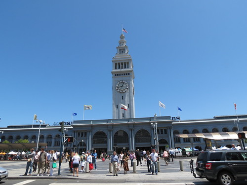 The newly renovated and very swish Ferry Building