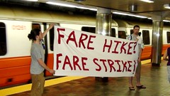 A Friday the 13th fare strike in Boston.