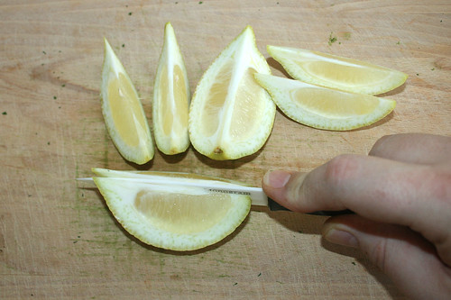 42 - Zitrone schneiden / Cut lemon