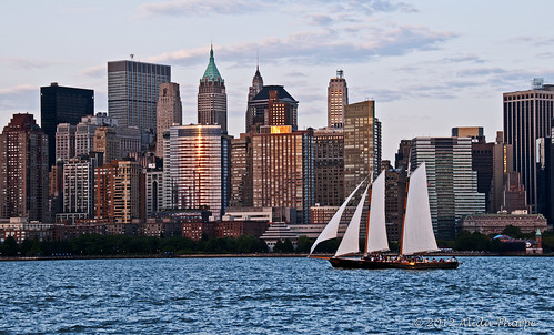 sailboat & NYC by Alida's Photos