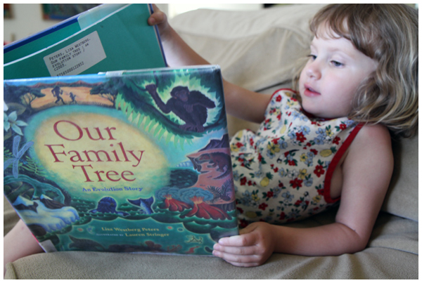 Loving the book, "Our Family Tree: An Evolution Story"