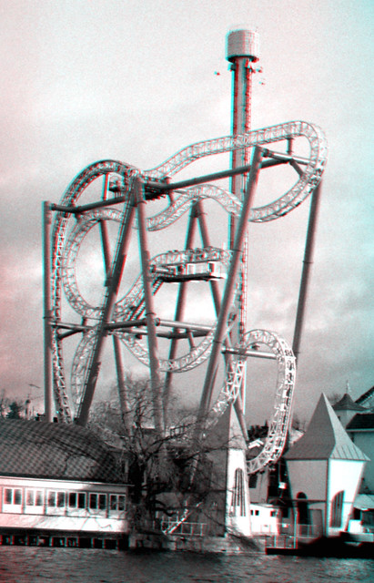 Insane Over The Water Gr na Lund 3D Anaglyph