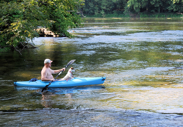 Paddling with Dad on the Shenandoah River