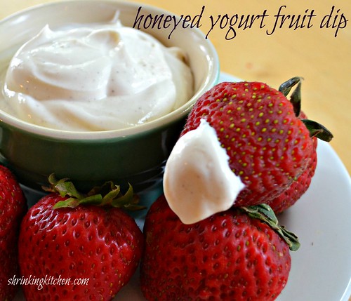 honeyed yogurt fruit dip