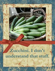 Zucchini Greeting Card