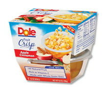 Dole Fruit Bowls All Natural Fruit In 100% Juice Coupon