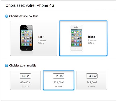 gros boutons - apple