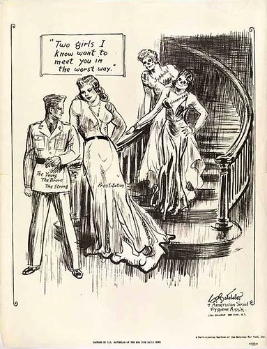 Anti-Prostitution Poster, WWII