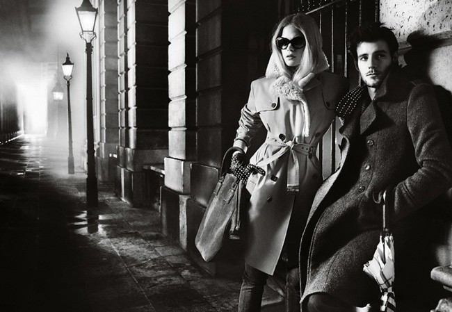 4 Burberry Autumn Winter 2012 Ad Campaign featuring Gabriella Wilde and Roo Panes5